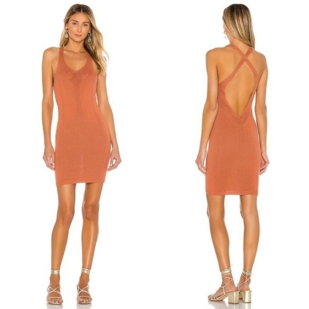 Free People [Intimately] XS Knockout Swit Slip‎ Knit Sweater Mini Dress
